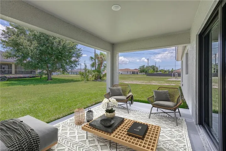Virtually Staged for Illustrative Purposes. View of patio