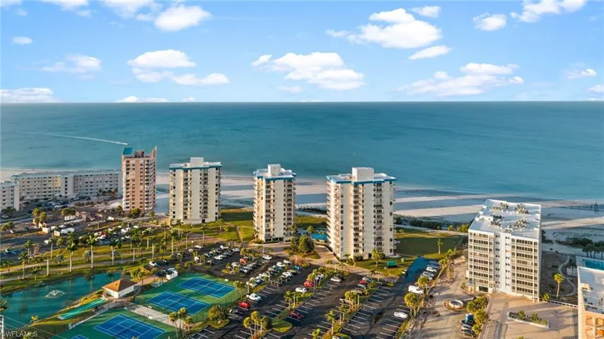 Aerial condos and Gulf