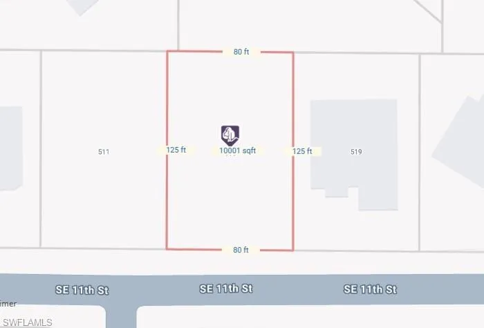 lot dimensions