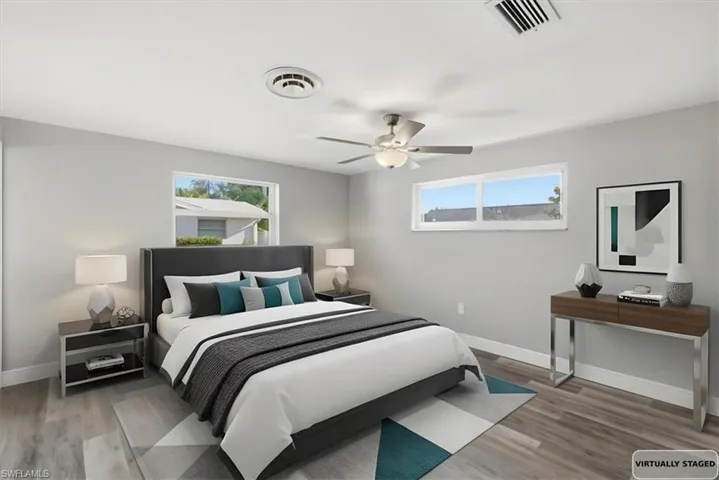 master Bedroom virtually staged