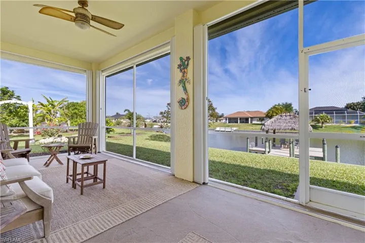 Screened Lanai with Northern Exposure for Delightful Sunrises & Sunsets