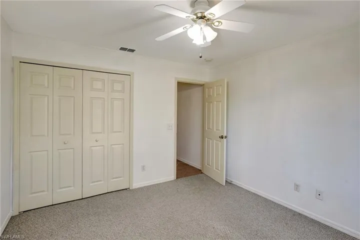 Bedroom #1 view of the Closet