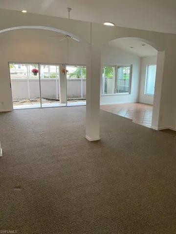 View of living and breakfast room area.