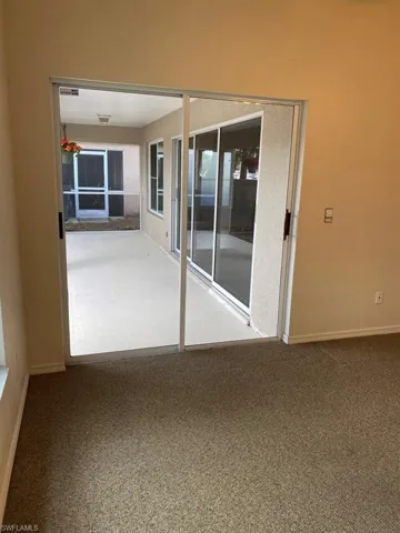 View of the lanai from Master bedroom