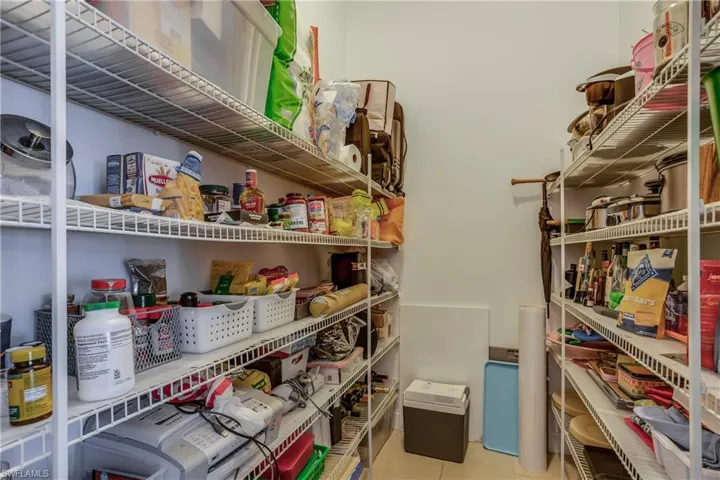 View of storage area