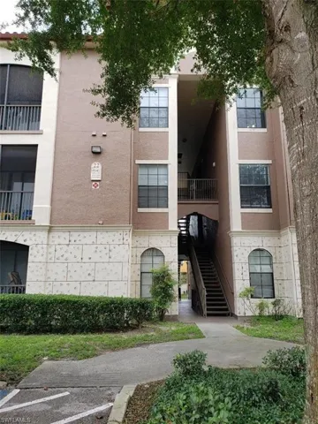 View of building exterior with stairs