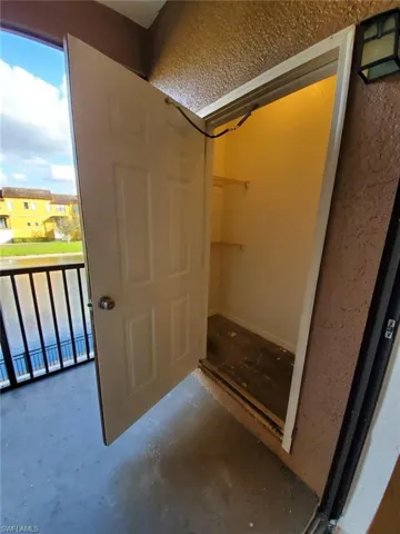 Balcony and storage