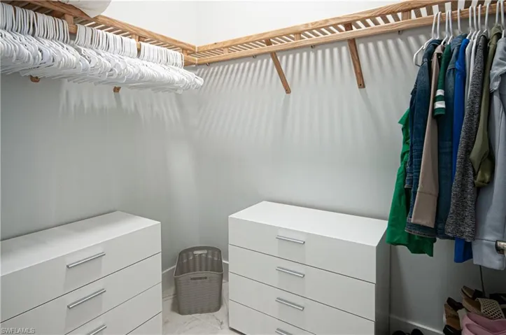 There are two spacious Primary Bedroom Closets
