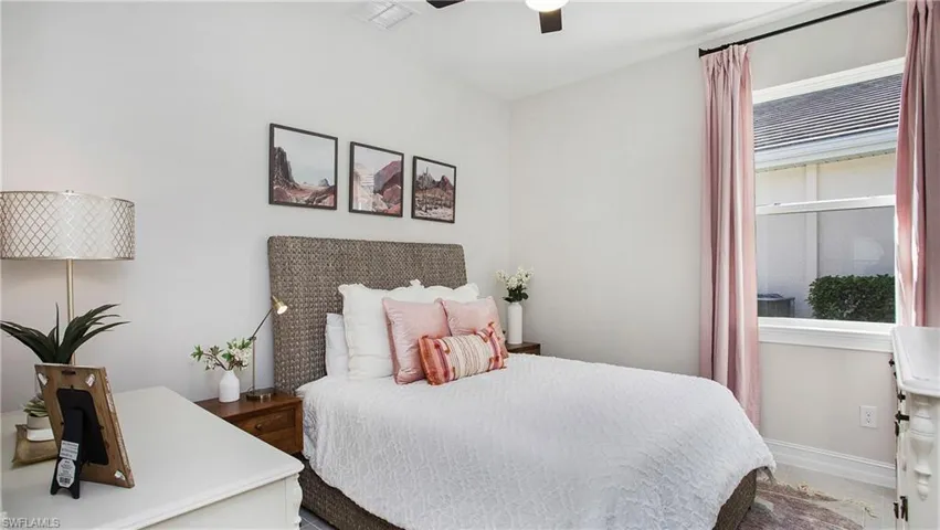 Bedroom#2 with ceiling fan