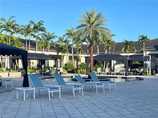 Many shade cabanas