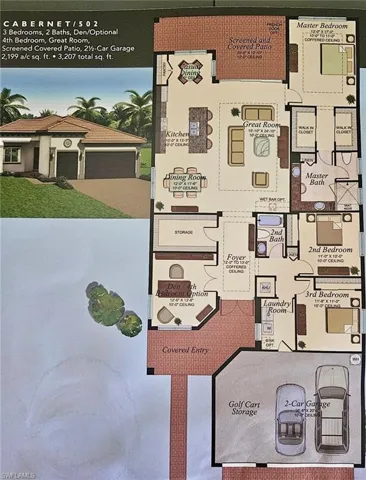 View of Cabernet property floor plan
