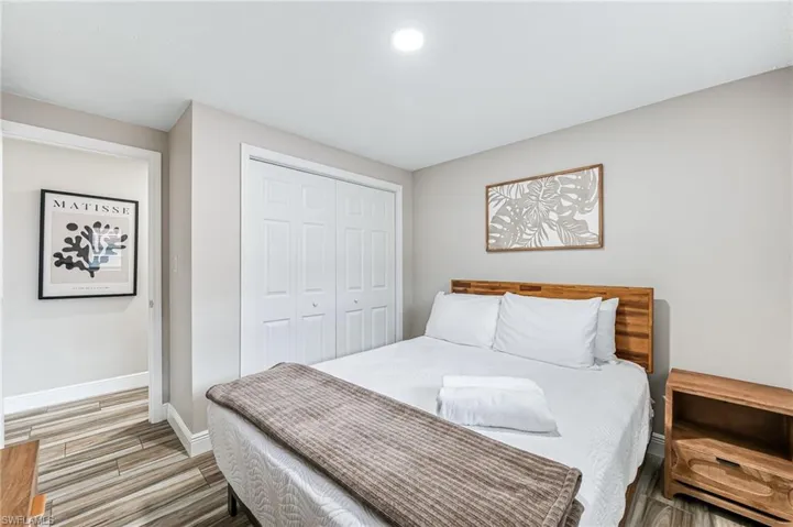 Bedroom with a closet