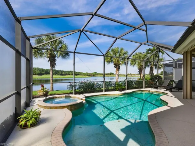 You will love the view from your pool & spa