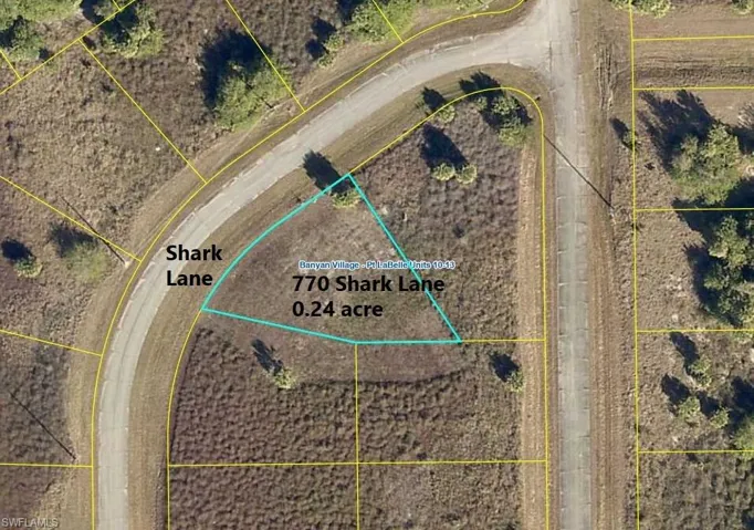 Map of property location with property boundaries highlighted