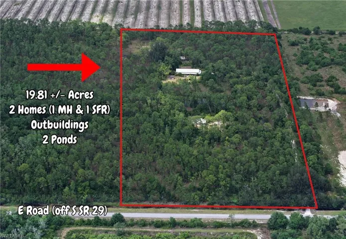 720 E Road, LaBelle, FL 33935, 20 +/- Acres with 2 Homes in Rural Hendry County, FL