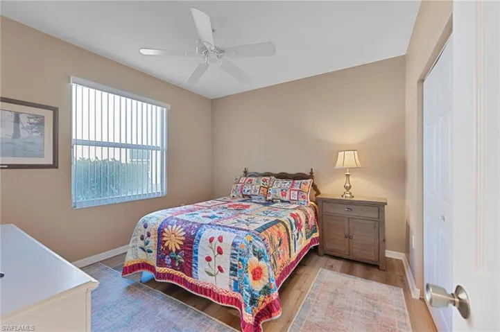 Guest Bedroom 2 is Roomy and Great Closet Space