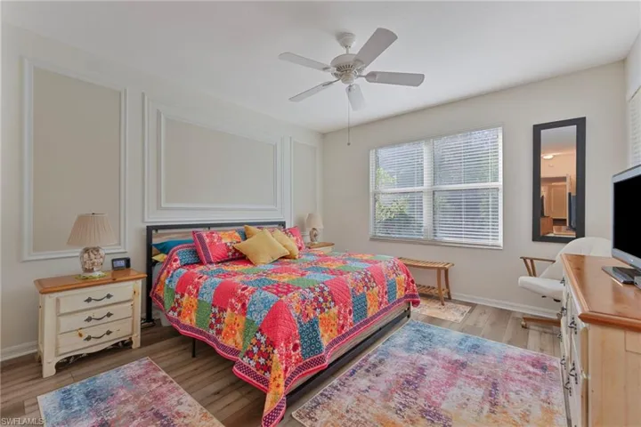 Inviting Master Bedroom with Separate Dressing Area and 2 Closets