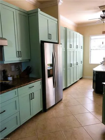 Newly painted to match kitchen!