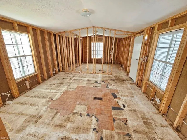 View of great room from kitchen