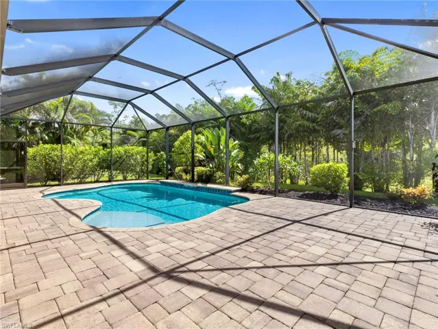 A large lounging area on the pool deck to accommodate lounge chairs, umbrellas, and chairs.