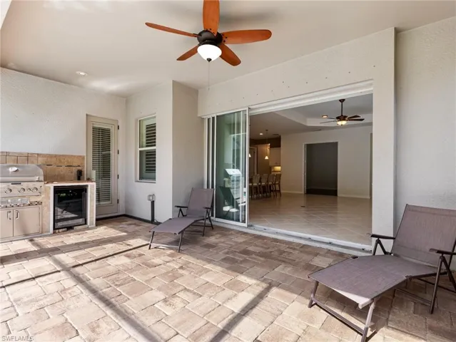 The under-truss Lanai is the perfect place to relax.