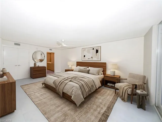 Primary Bedroom - virtually staged