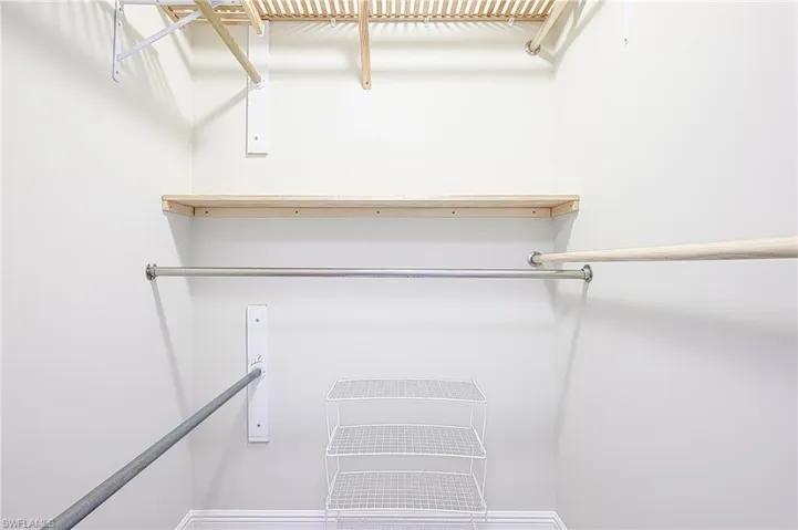 View of spacious closet