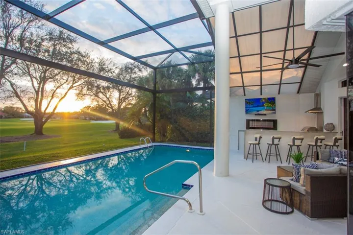 Beautiful sunsets from South/Southwest facing golf course views