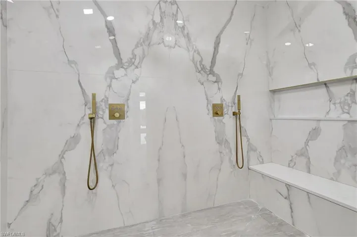 huge shower
