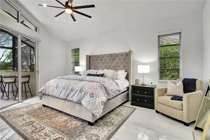 with sliding doors to the lanai