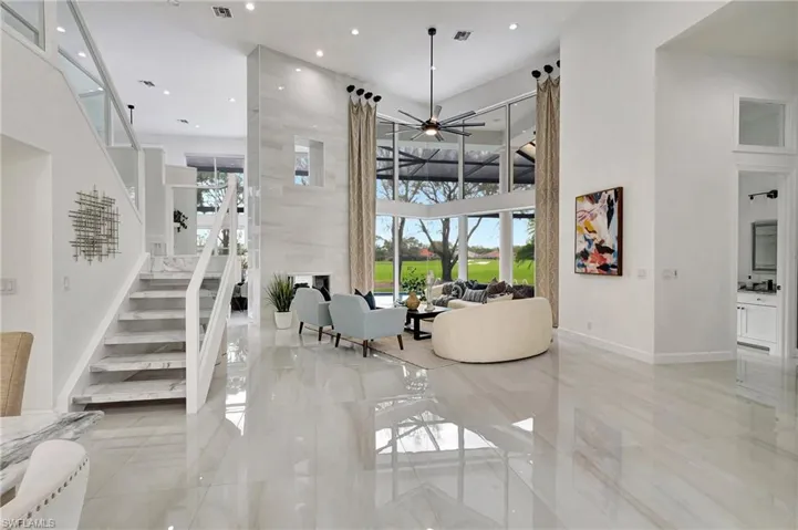 Wow factor upon entering the home