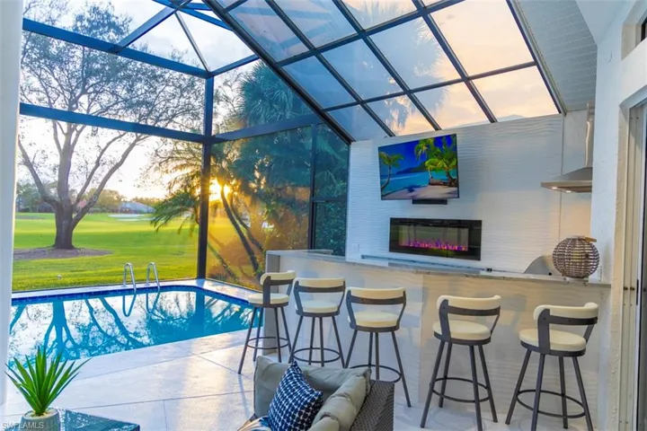 Custom outdoor kitchen/bar