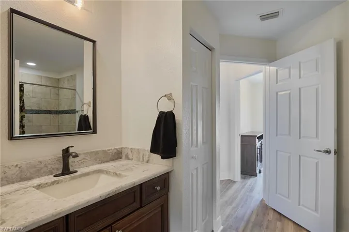 Jack-and-Jill guest bathroom