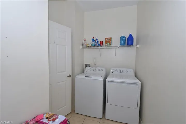 Laundry area at ground floor.