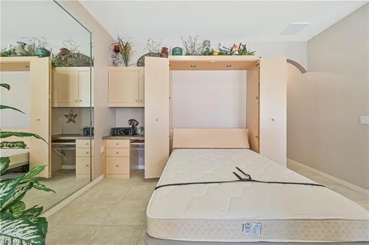 View of tiled bedroom