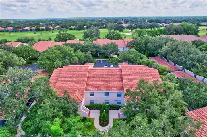 View from above of property