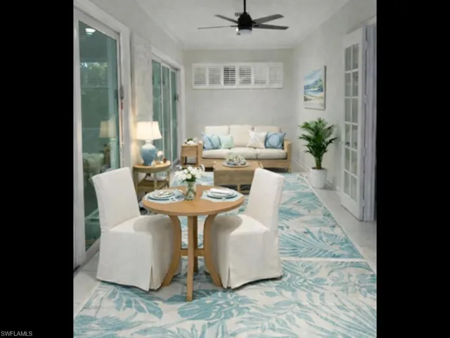 Virtually Staged Sunroom