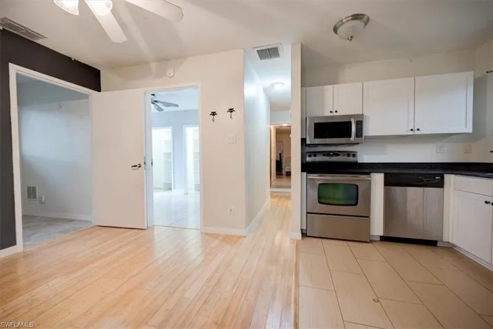 Apartment Hall, Living, Kitchen, Bedroom Entry