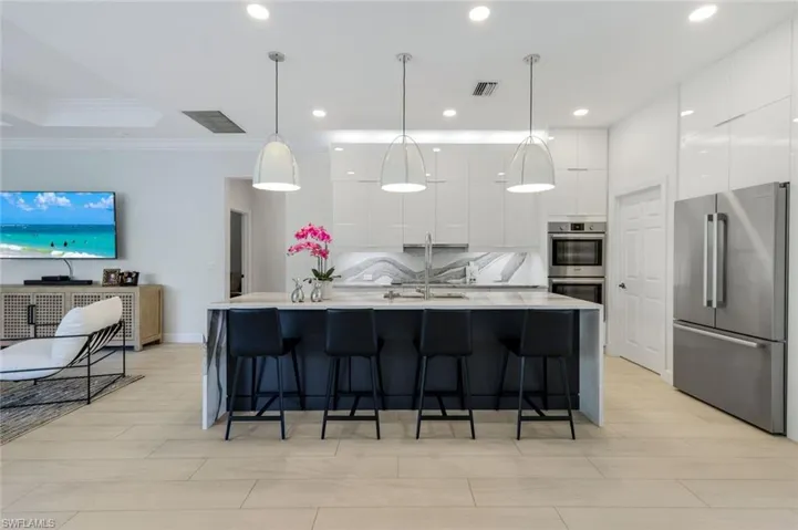 Modern kitchen is light, bright and airy