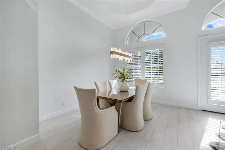 Dining room area can seat large group