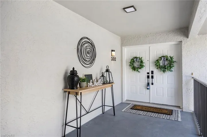 Doorway to property