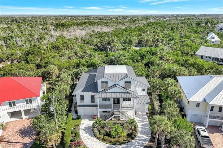 Aerial view of property and surrounding area