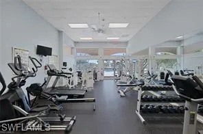 View of workout area