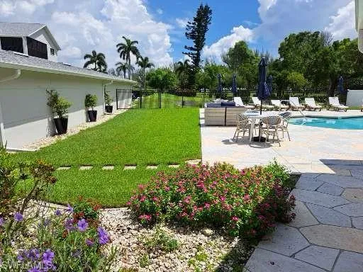 Main entryway to pool area