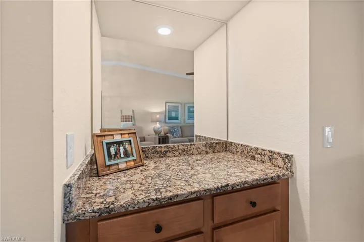 Bathroom with ensuite bathroom and vanity