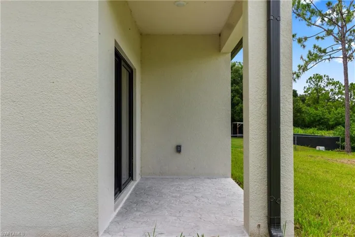 View of patio