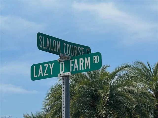 Road sign landmark