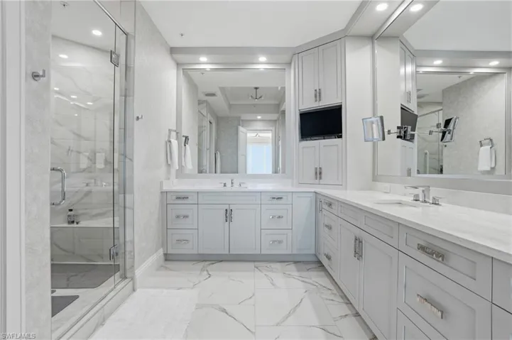 UPGRADED primary ensuite.