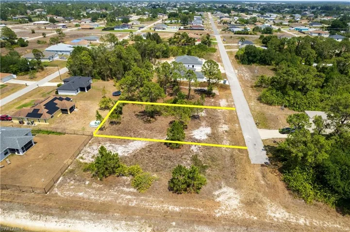 Aerial view featuring a residential view