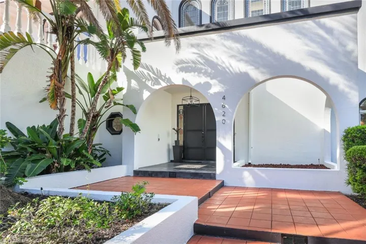 View of exterior entry